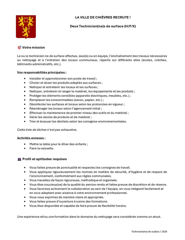 Avis de recrutement page 0001