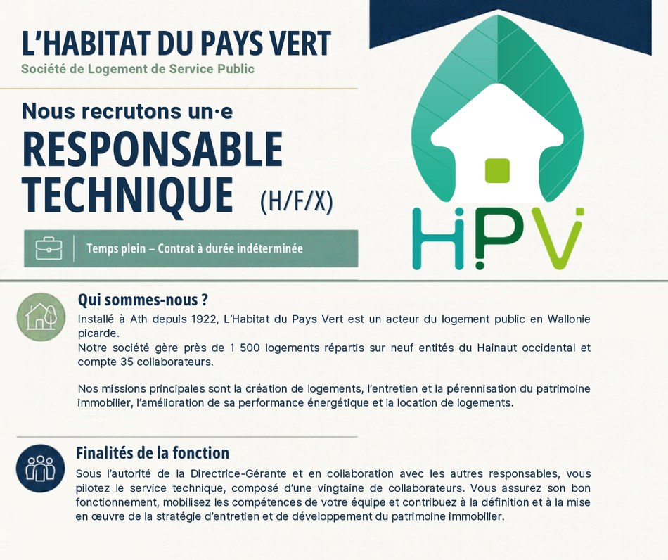 Offre demploi  HPV  Responsable  technique page 0001