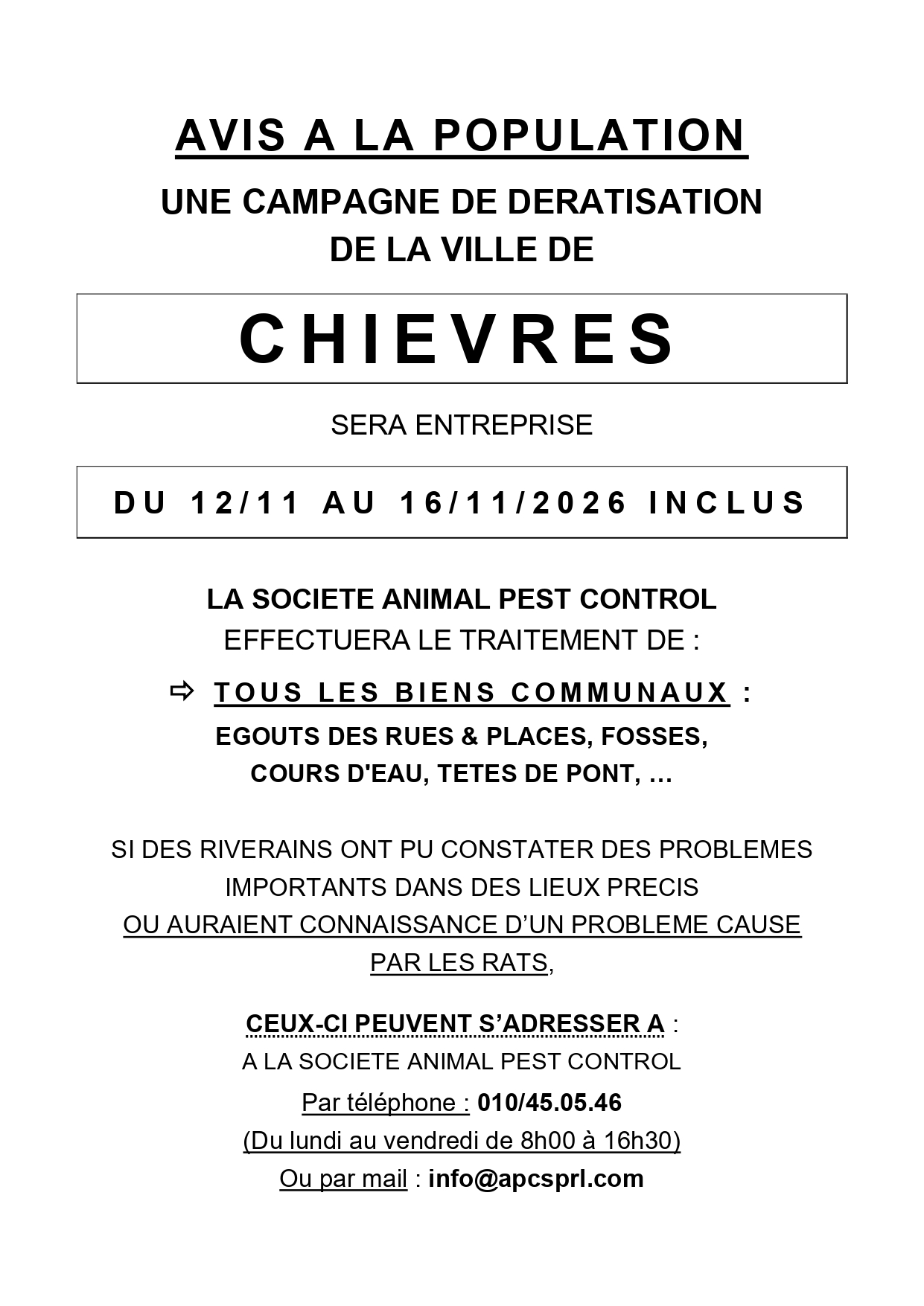 Chièvres   Affiche Automne 2026