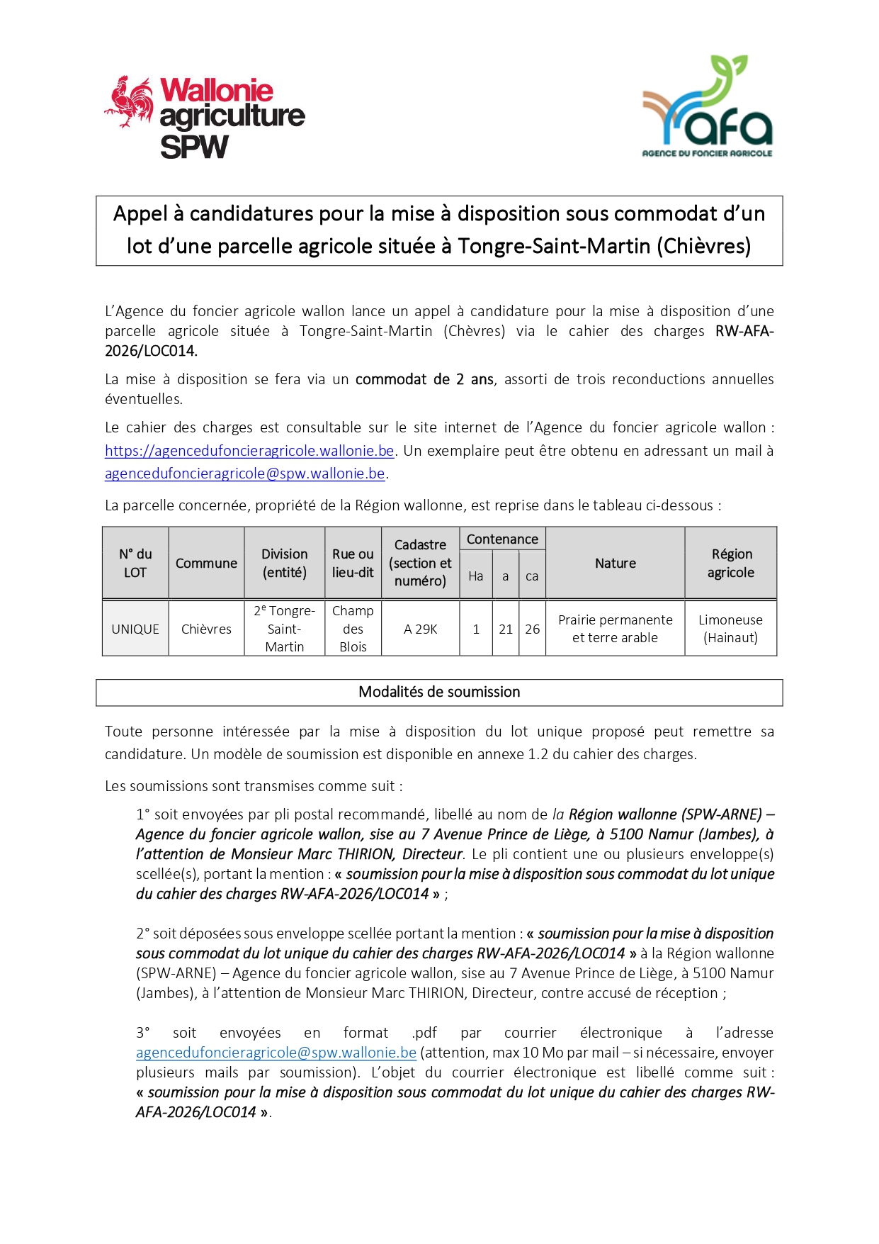 LOC014 Avis de mise en location A4 page 0001