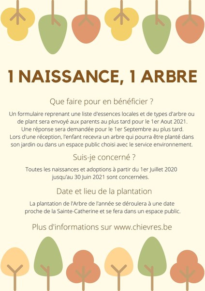 1 naissance 1 arbre 1