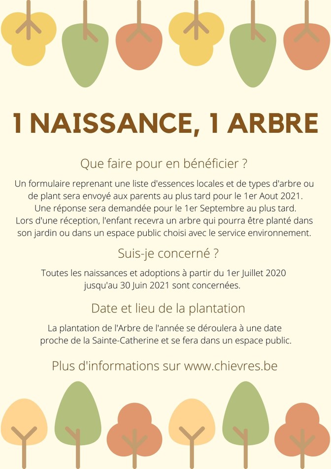 1 naissance  1 arbre  1